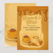 Brunch & Bliss コージークリスマスゲスト招待状 招待状 (正面/裏面)