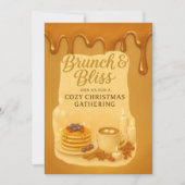 Brunch & Bliss Cozy Christmas Gathering Invitation 招待状 (正面)