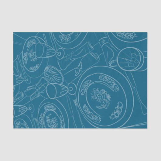 Brunch Tablescape 薄葉紙 (正面)