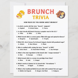 Brunch Trivia Game