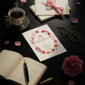 Brunch Waffle Galentine's Invitation 招待状