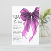 Brunch With The Bride She's Tying The Knot Bow 招待状 (スタンド正面)