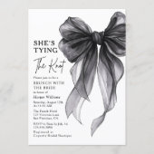 Brunch With The Bride She's Tying The Knot Bow 招待状 (正面)