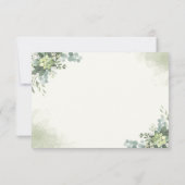 Brunch y Bubbly Glass of Champange  サンキューカード (裏面)