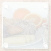 Brunchtimeガラスのコースター ガラスコースター (裏面)