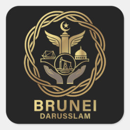 Brunei Darusslam Southeast Asia スクエアシール