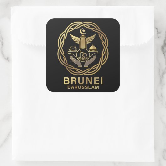 Brunei Darusslam Southeast Asia スクエアシール (バッグ)