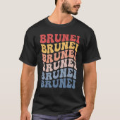 Brunei Groovy Retro Bruneian Tシャツ (正面)