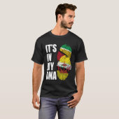 Bruneian And Guyanese Mix DNA Flag Heritage Tシャツ (正面フル)
