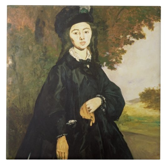 Brunet Manet |夫人 タイル (正面)