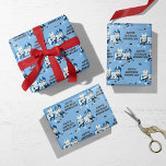 Brunette Boy Hockey Personalized ラッピングペーパーシート<br><div class="desc">Personalized with custom greeting hockey wrapping paper for boys and girls. Please see my other hockey wrapping paper design to find the perfect Birthday Gift Wrap for the Hockey Player in your life.</div>