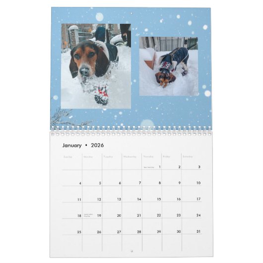 Bruno el Beagle Calendar 2022 カレンダー (1月 2026)