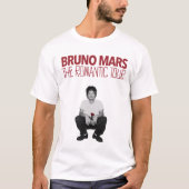 Bruno Mars The Romantic Tour 2026 Rose Tシャツ (正面)