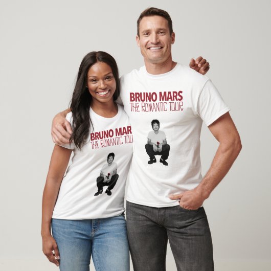 Bruno Mars The Romantic Tour 2026 Rose Tシャツ (ユニセックス)