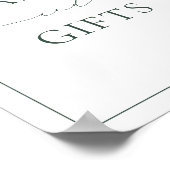 BRUNSWICKグリーンカードとギフトポスター ポスター (角)