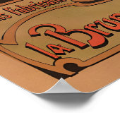 Brunswick Billards Vintage Poster ポスター (角)