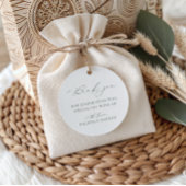 BRUNSWICK CREST'結婚's Thank You フェイバータグ