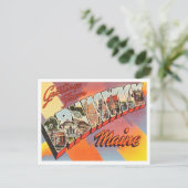 Brunswick, Maine Vintage Travelからの挨拶 ポストカード (スタンド正面)