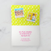 Brush モダン Script 2025タイポグラフィ年末年始の写真 シーズンカード (内部)