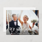 Brush モダン Script We得 （ブラシスクリプトWe） ポストカード (正面/裏面)