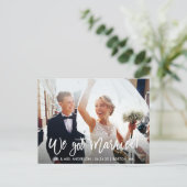 Brush モダン Script We得 （ブラシスクリプトWe） ポストカード (スタンド正面)