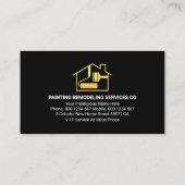 Brush 絵を描's Home Painter Services 名刺 (裏面)