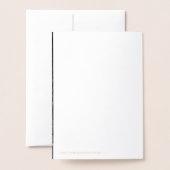 Brush 魅力的 Script Thank You'結婚 S Photo 箔カード (裏面封筒付き)