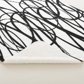 Brush abstract pattern. Grunge texture. Background シェルパブランケット (3/4)
