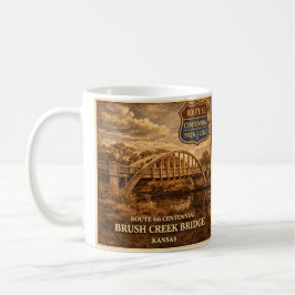 Brush Creek Bridge ルート66創立100周年記念グッズ コーヒーマグカップ