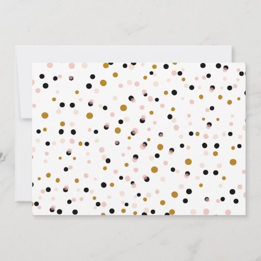 Brush Scriptフォトベビーの発表 案内状 (裏面)