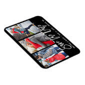 Brush Script モダン 3 Photo日付Blkを保存 マグネット (右側)