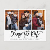 Brush Script 3 Photo日付の変更 ポストカード (正面)