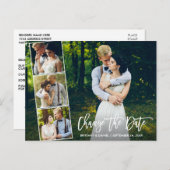 Brush Script 4 Photo新しい日付の変更 ポストカード (正面/裏面)