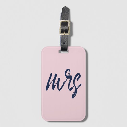 Brush Script Mrs. Lagueタ⎥グ ラゲッジタグ (正面縦)