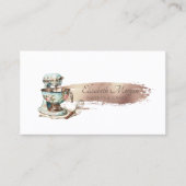  Brush Stroke Pastry Hand Tools Vintage Mixer 名刺 (正面)