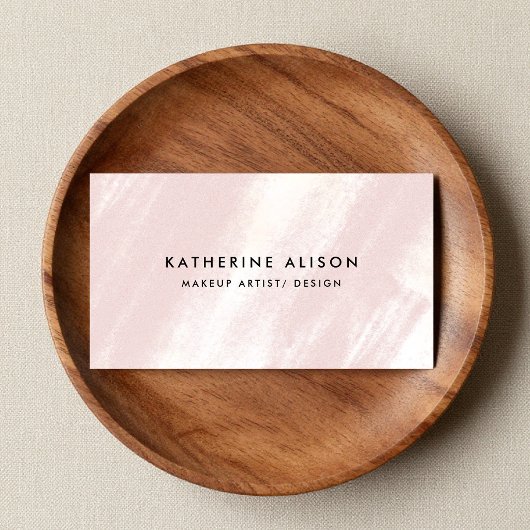 Brush Stroke Texture Modern 名刺