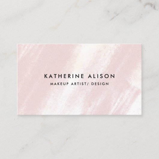 Brush Stroke Texture Modern 名刺 (正面)