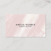 Brush Stroke Texture Modern Business card template 名刺 (正面)