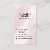 Brush Stroke Texture Modern Business card template 名刺 (正面)