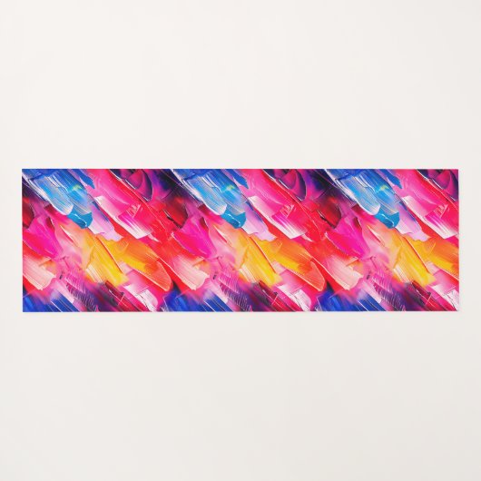 brush strokes 2 pattern ヨガマット (裏面(横))