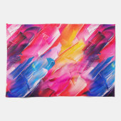 brush strokes pattern 2 キッチンタオル (横)