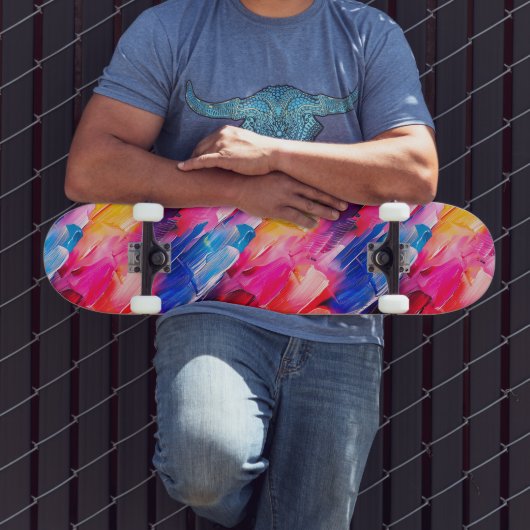 brush strokes pattern 2 スケートボード (室外3)