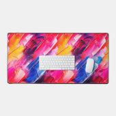 brush strokes pattern 2 デスクマット (キーボード&マウス)