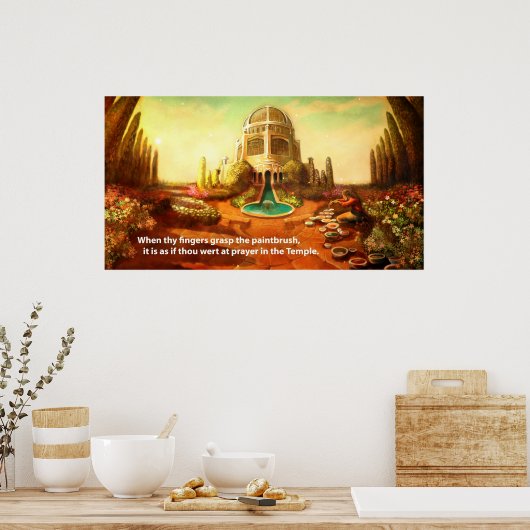 Brush Temple ポスター (キッチン)