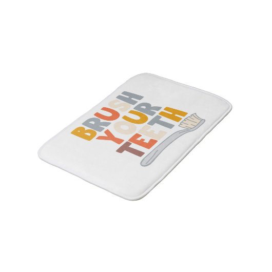 Brush your teeth バスマット (アングル)