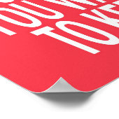 BRUSH YOUR TEETH ポスター (角)