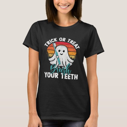 Brush Your Teeth Dentist Dental Assistant Graphic Tシャツ (正面)