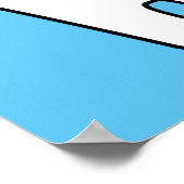 Brush Your Teeth Kids Cartoon Tooth Dentist Office ポスター (角)