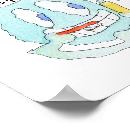 Brush Your Teeth, Little Monsters! ポスター (角)