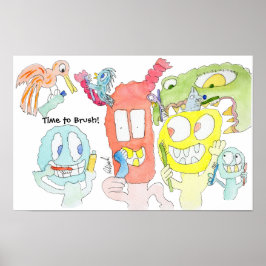 Brush Your Teeth, Little Monsters! ポスター